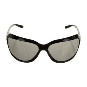 Prada Black oversize cat eye sunglasses
